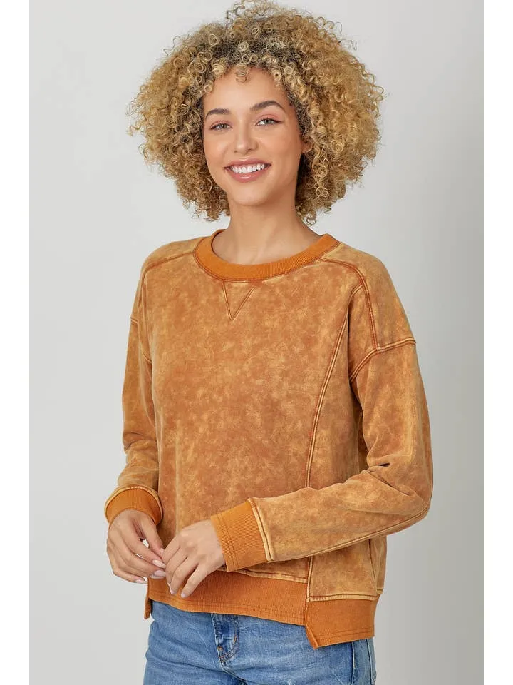Fleece Terry Washed Top sold by Sunbeam product image thumbnail 2