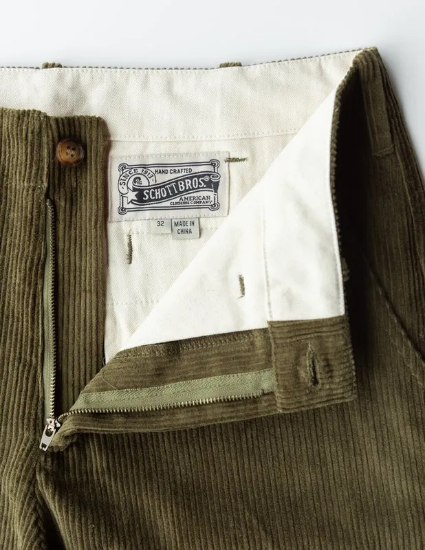 Schott NYC Pants - Olive sold by Sunbeam