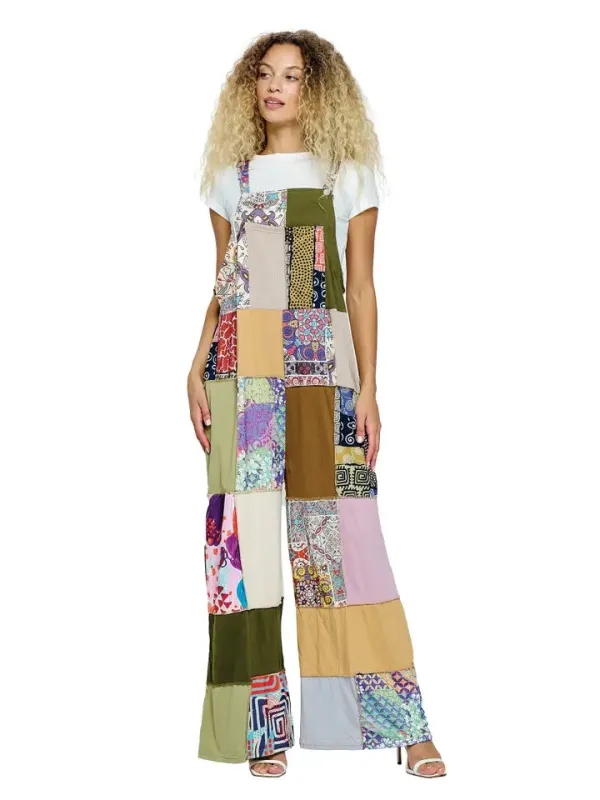Overall Hippie Floral Patchwork sold by Sunbeam
