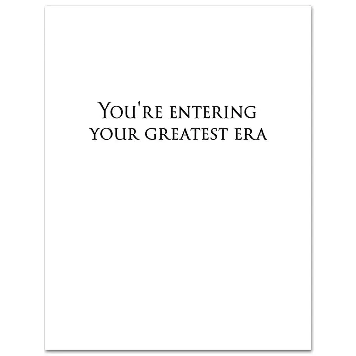 Taylor Greatest Era Birthday Card sold by Sunbeam product image thumbnail 2