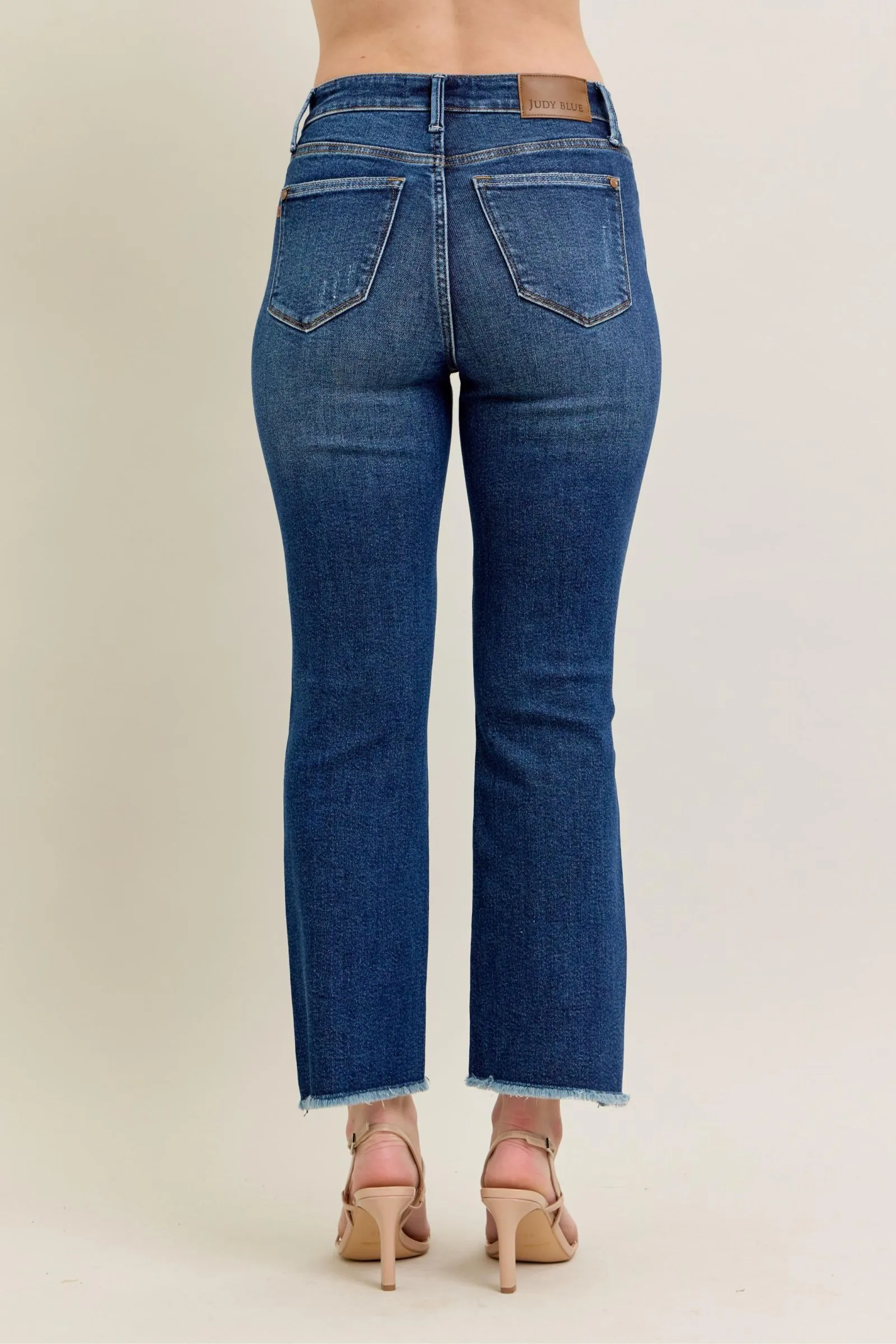 Judy Blue High Rise Dark Wash Kick Flare sold by Sunbeam product image thumbnail 5
