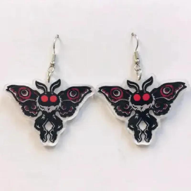 Mothman Cryptid Creature Earring sold by Sunbeam
