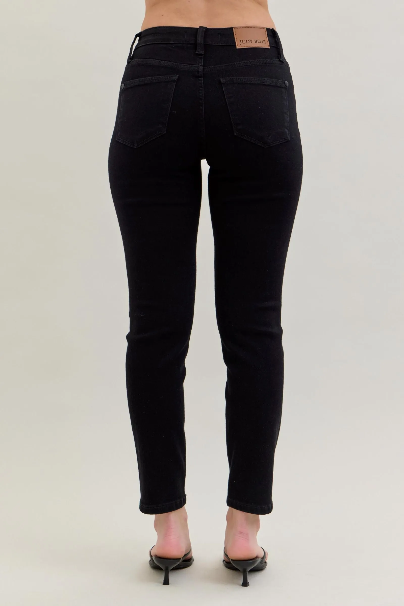 Judy Blue Mid Rise Slim Fit Jeans sold by Sunbeam product image thumbnail 4