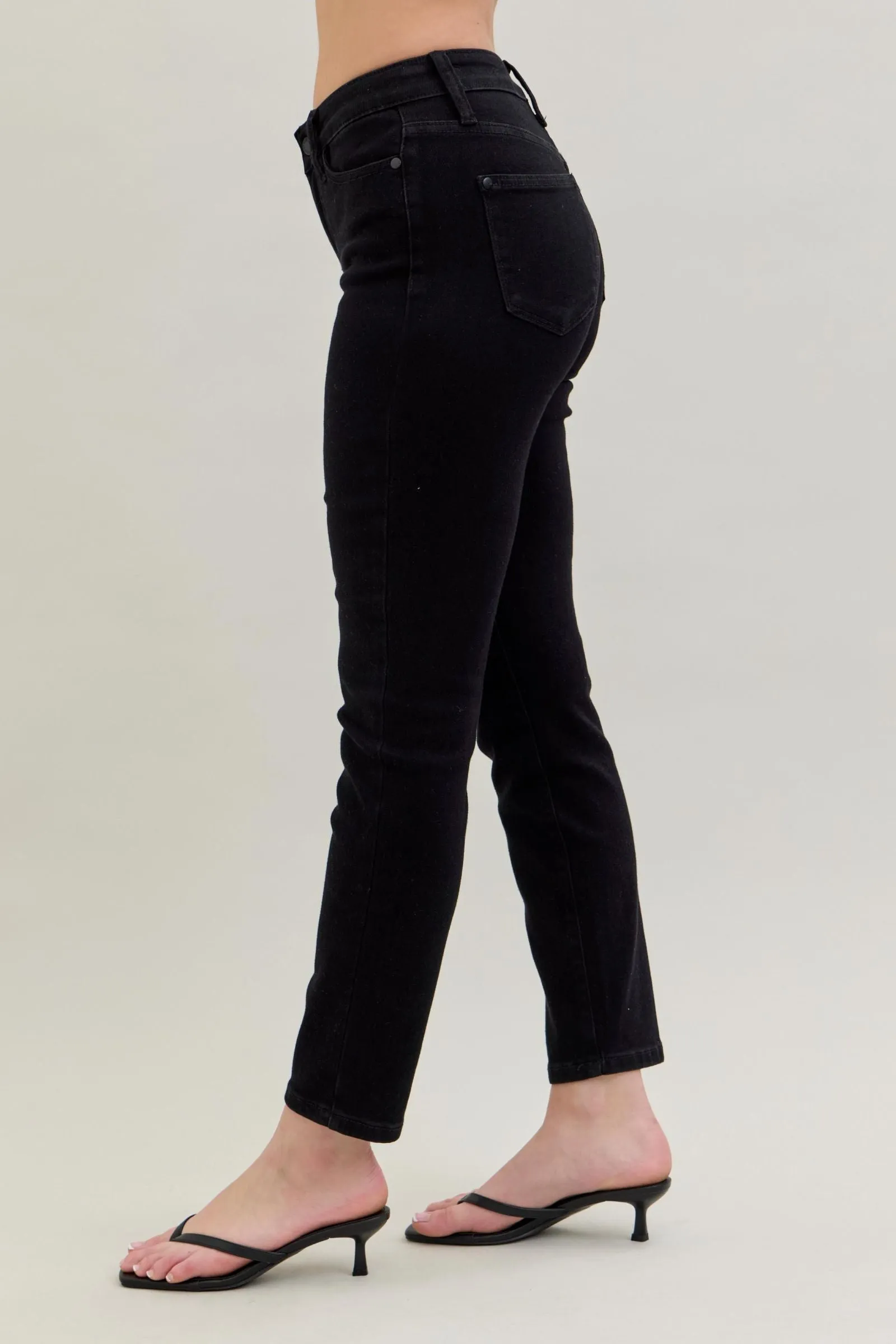 Judy Blue Mid Rise Slim Fit Jeans sold by Sunbeam product image thumbnail 2