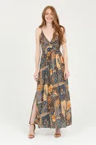 Twist Front Maxi Dress- Sunset sold by Sunbeam