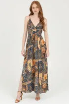 Twist Front Maxi Dress- Sunset sold by Sunbeam product image thumbnail 3