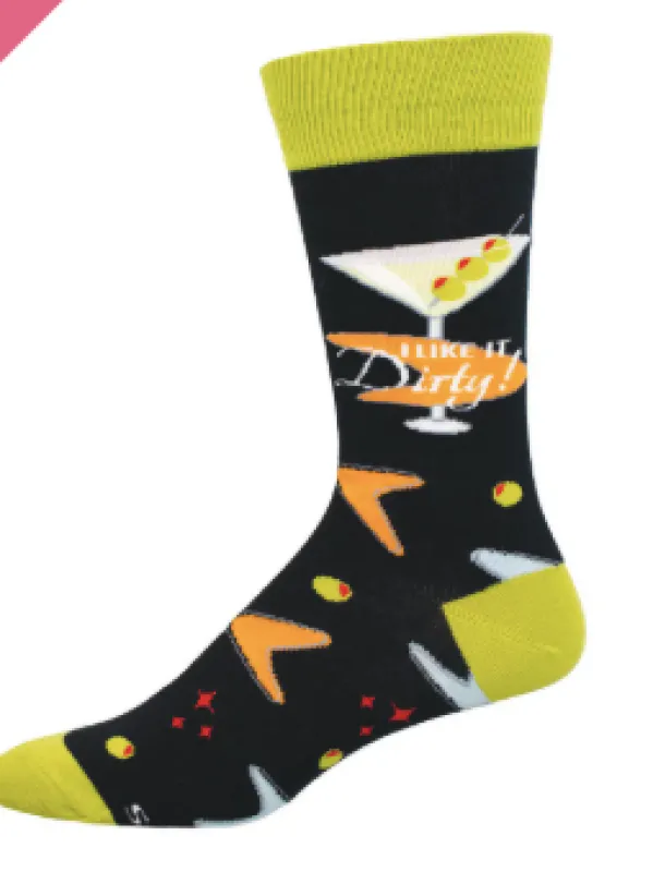 I Like It Dirty Men's socks - Black sold by Sunbeam