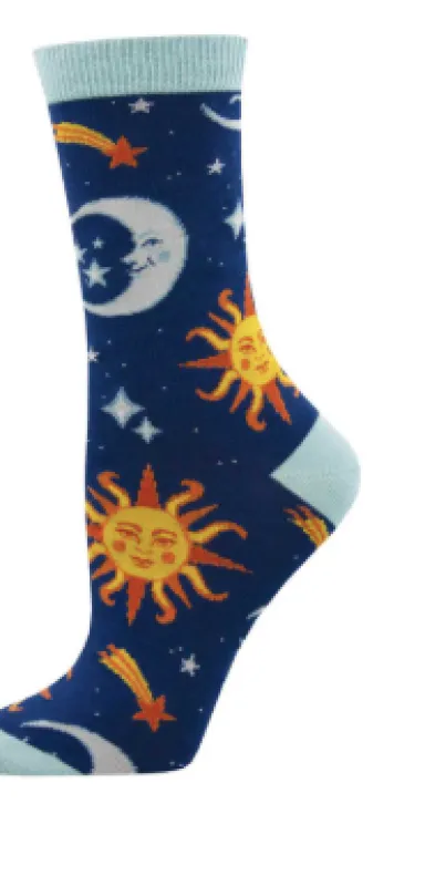 Clear Skies Women's Socks - Navy sold by Sunbeam