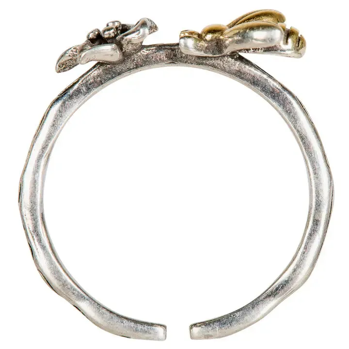 Bee & Flower Adjustable Ring sold by Sunbeam product image thumbnail 2