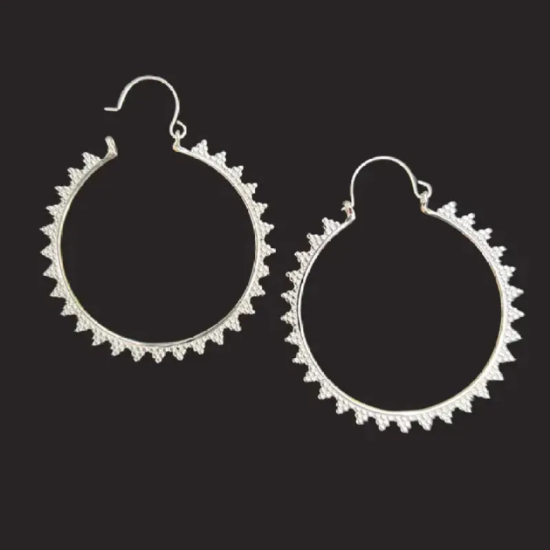 Lightweight Brass Silver Tone Solar Flare sold by Sunbeam