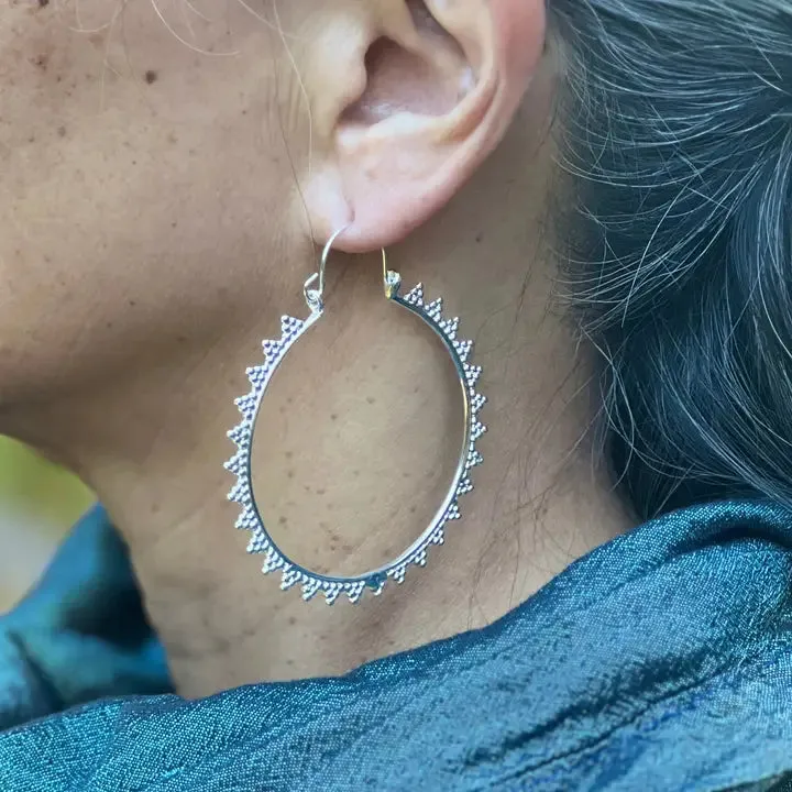 Lightweight Brass Silver Tone Solar Flare sold by Sunbeam product image thumbnail 2