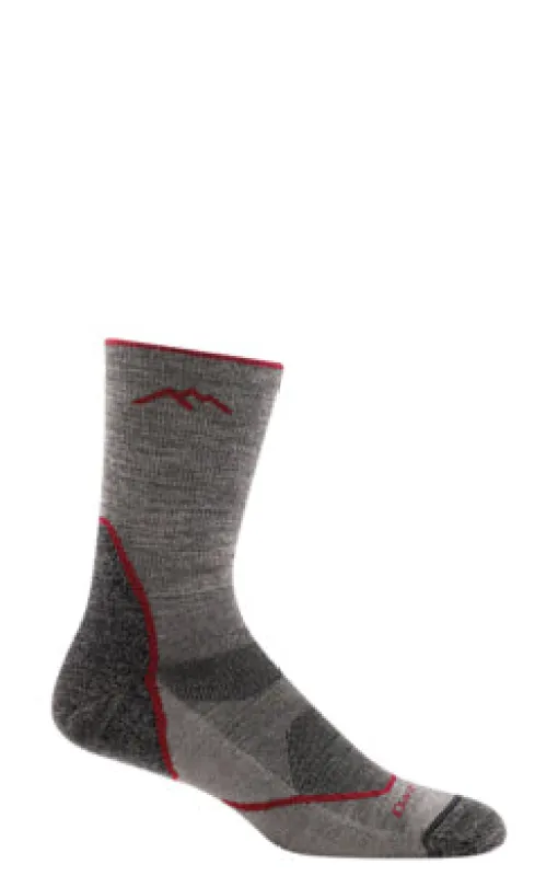 Men's Taupe Light Hike/Trek Micro Crew Lightweight With Cushion sold by Sunbeam