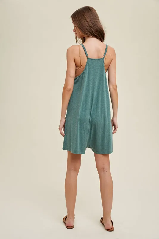 Slub Romper with Pockets sold by Sunbeam product image thumbnail 2