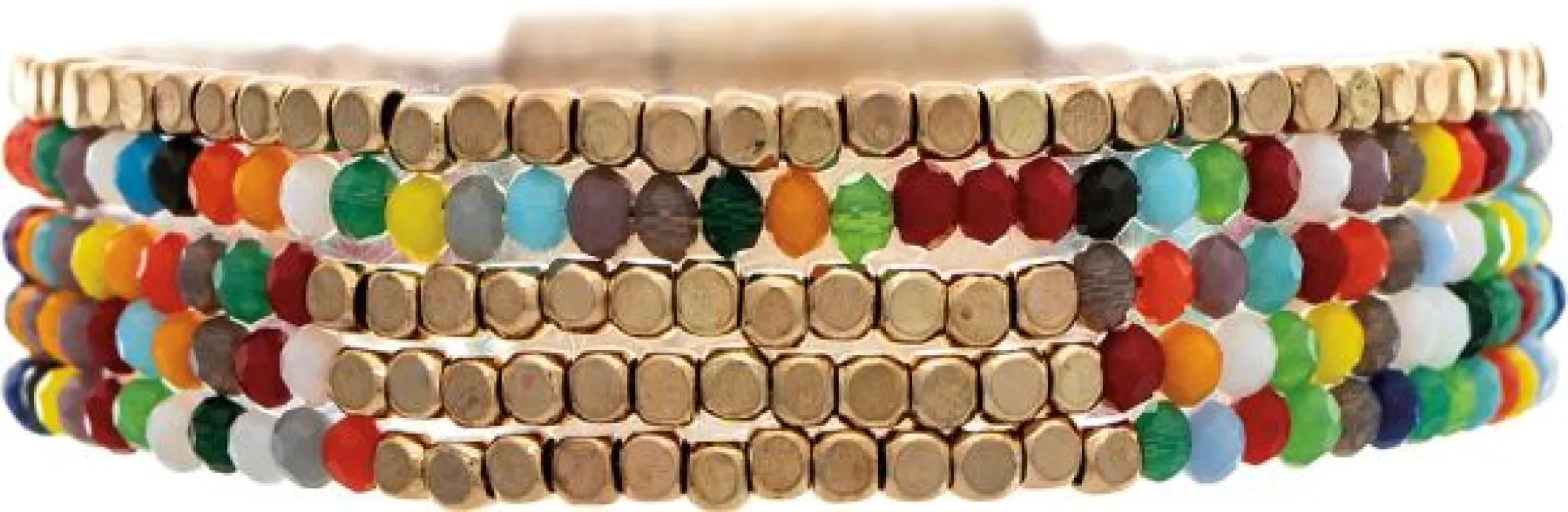 Glass Bead Multicolor Bracelet sold by Sunbeam