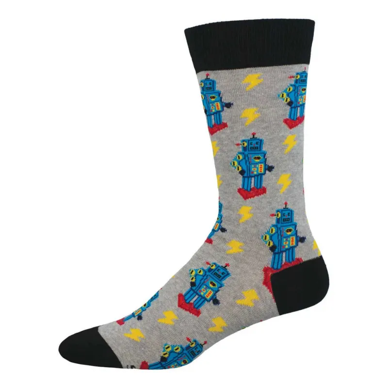 Charge of the Robots Socks sold by Sunbeam
