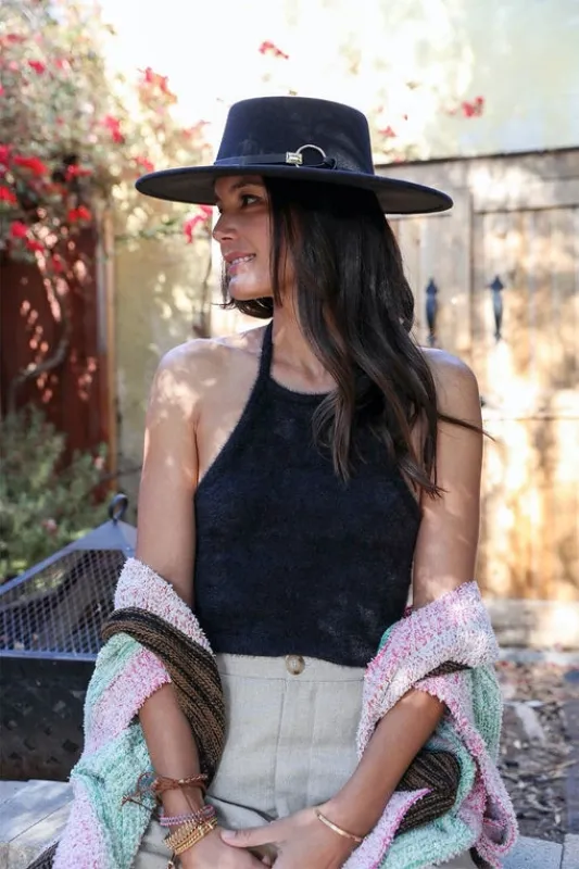 Comfortable Soft Halter Crop Top sold by Sunbeam