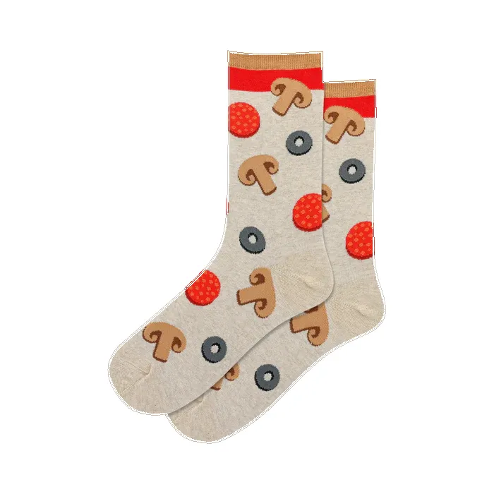 Women's Pizza Topping Socks sold by Sunbeam