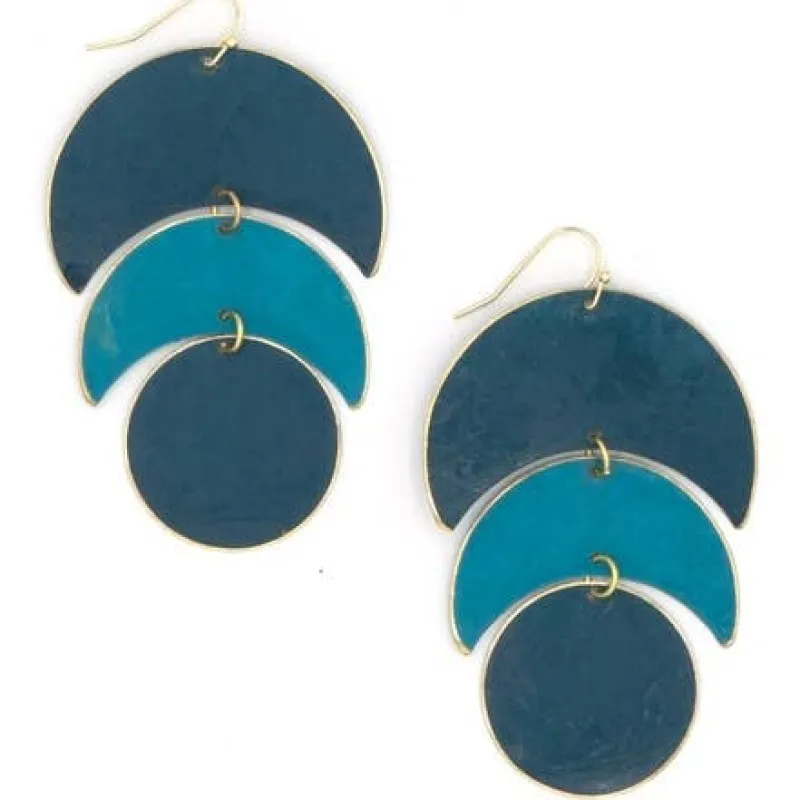Moon Phase Earrings sold by Sunbeam