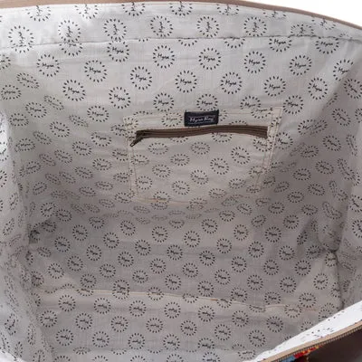 Wagon Trails Weekender Bag in Warm Chocolate sold by Sunbeam product image thumbnail 4