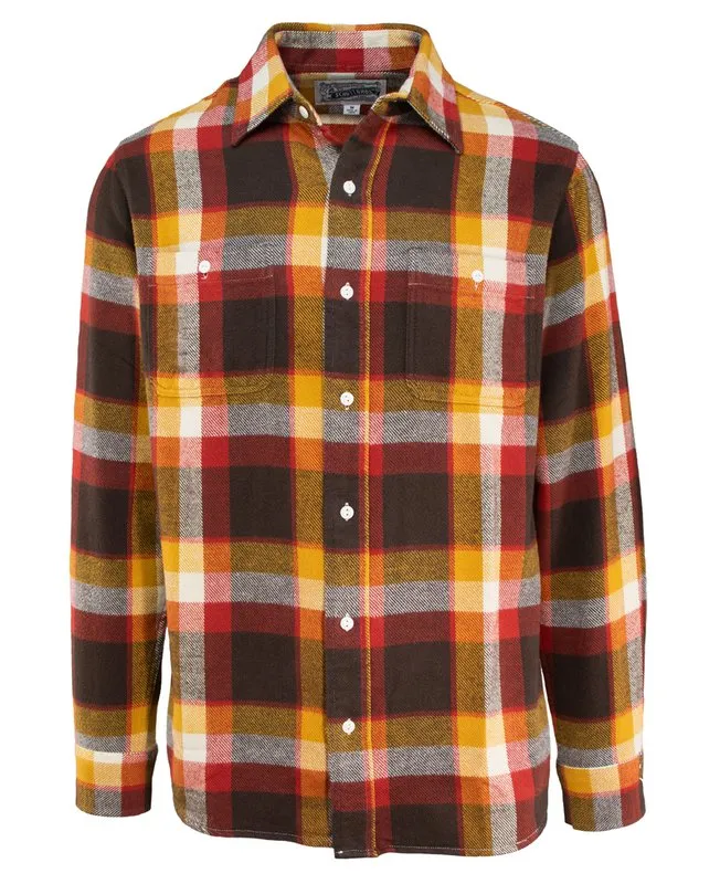 Men's Plaid Cotton Flannel Shirt sold by Sunbeam