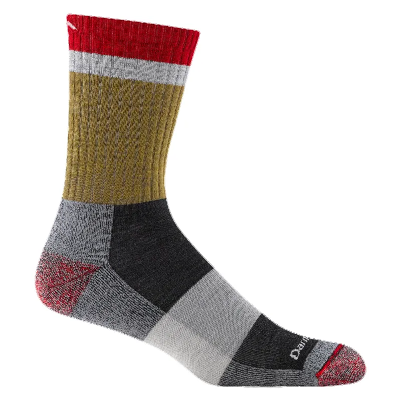 Men's Heady Stripe Micro Crew Lightweight Hiking Sock sold by Sunbeam
