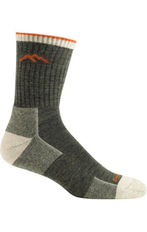 Men's Olive Hike/Trek Micro Crew Midweight with Cusion sold by Sunbeam