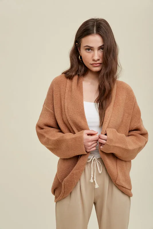 Oversized Cardigan- Camel sold by Sunbeam