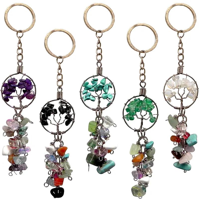 METAL TREE OF LIFE CHIP KEYCHAINS sold by Sunbeam