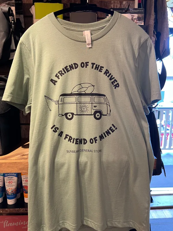 A Friend of the River is a Friend of Mine Van T-Shirt sold by Sunbeam