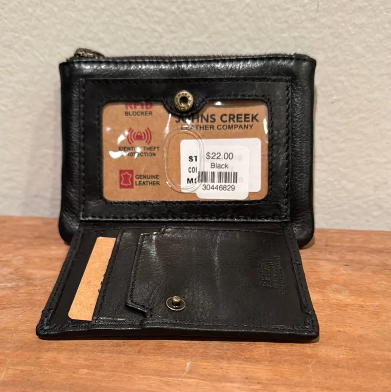 Small Leather Coin Pouch Wallet sold by Sunbeam