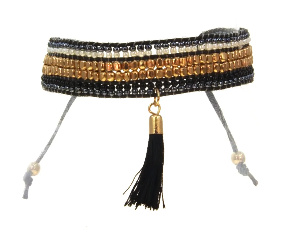 Beaded Pull String Bracelet sold by Sunbeam
