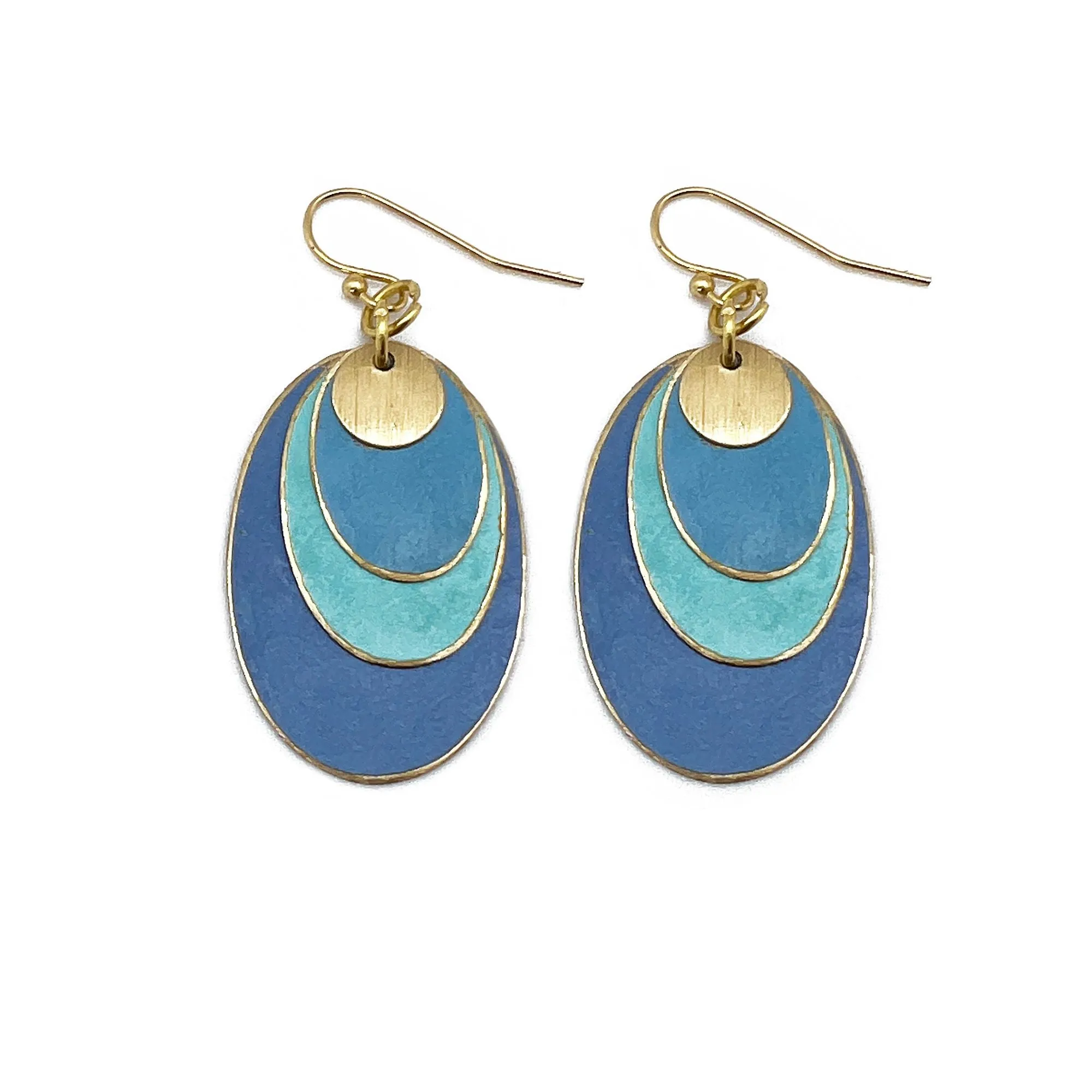Brass Patina Earrings sold by Sunbeam product image thumbnail 2
