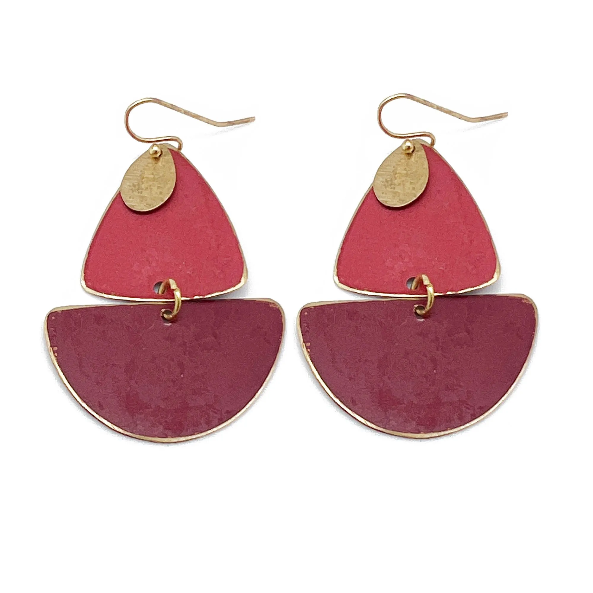 Brass Patina Earrings sold by Sunbeam product image thumbnail 3