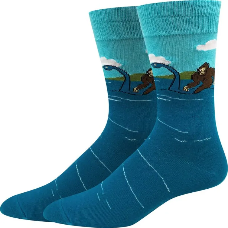 Bigfoot & Loch Ness Socks sold by Sunbeam