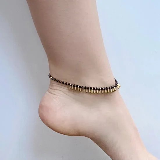 Beaded Droplet Anklet sold by Sunbeam product image thumbnail 2