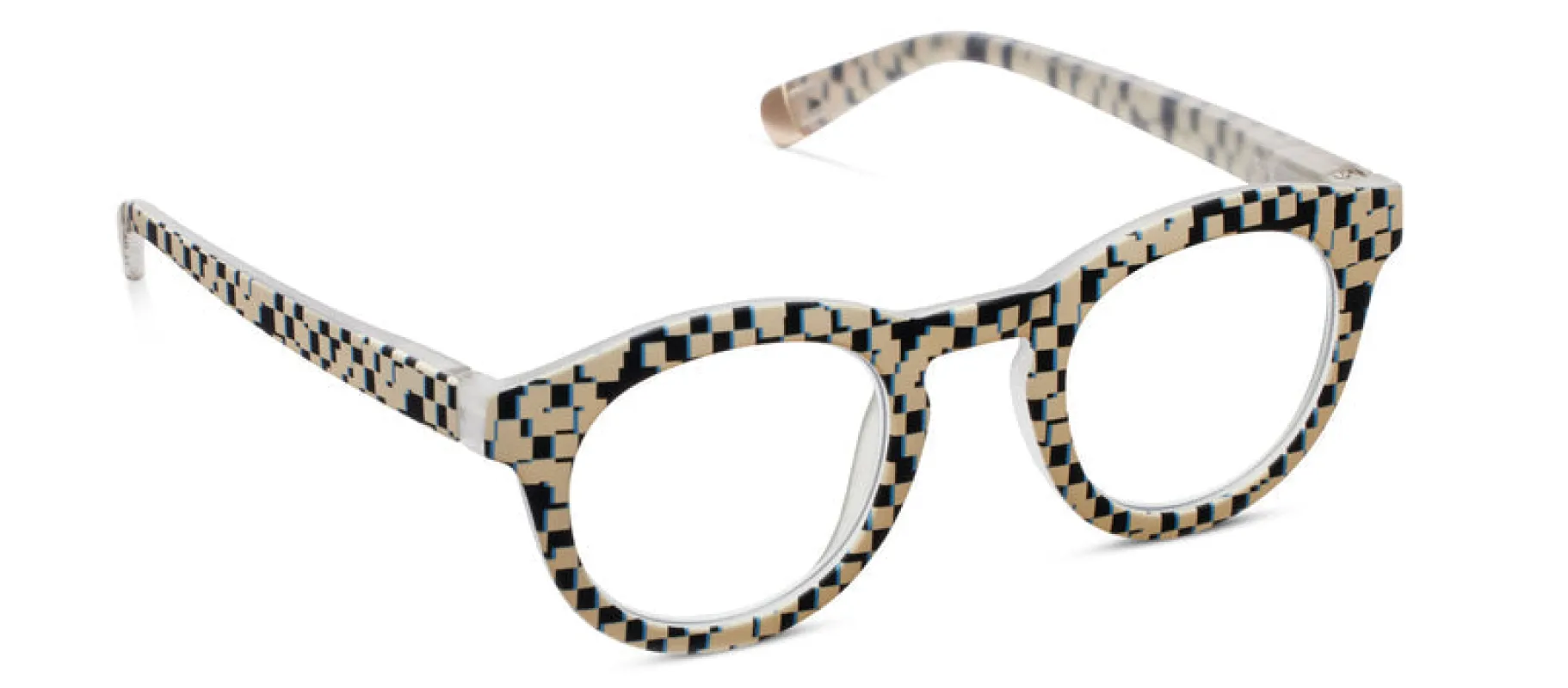 Frame of Mind - Black Pixel Check Peepers sold by Sunbeam