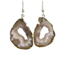 Geode Slice Earrings sold by Sunbeam product image thumbnail 2