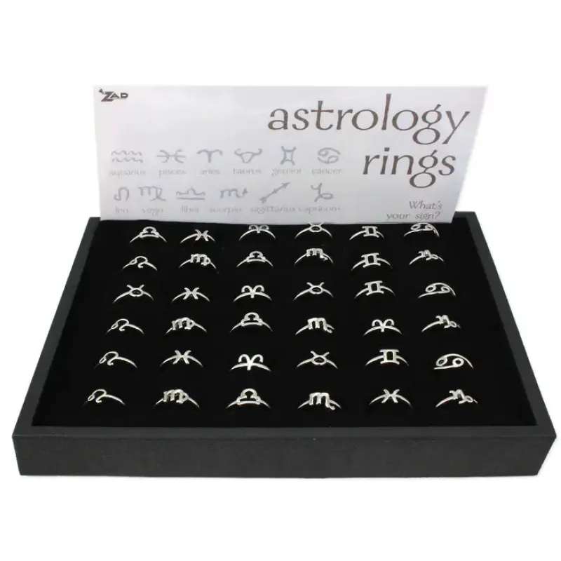 Zodiac Rings sold by Sunbeam