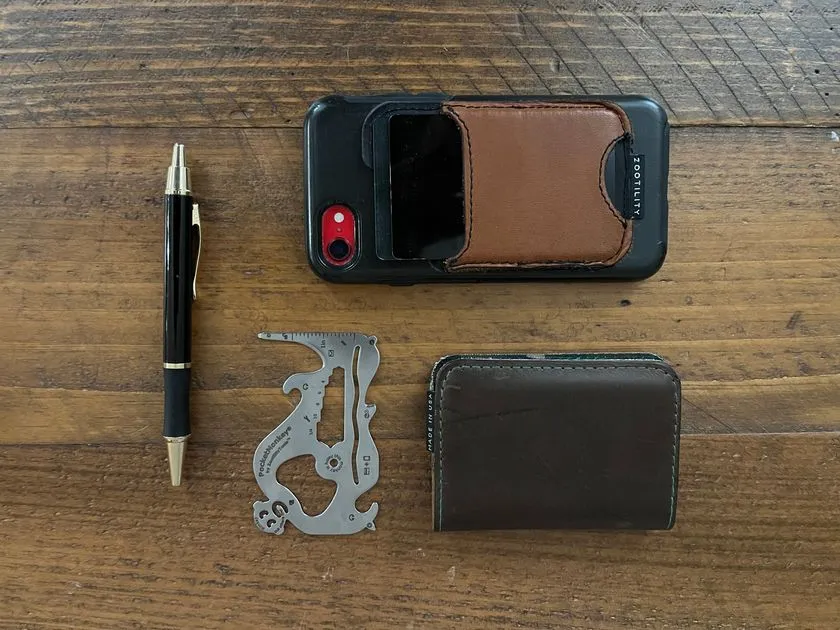 Leather Magnetic Phone Wallet sold by Sunbeam product image thumbnail 2