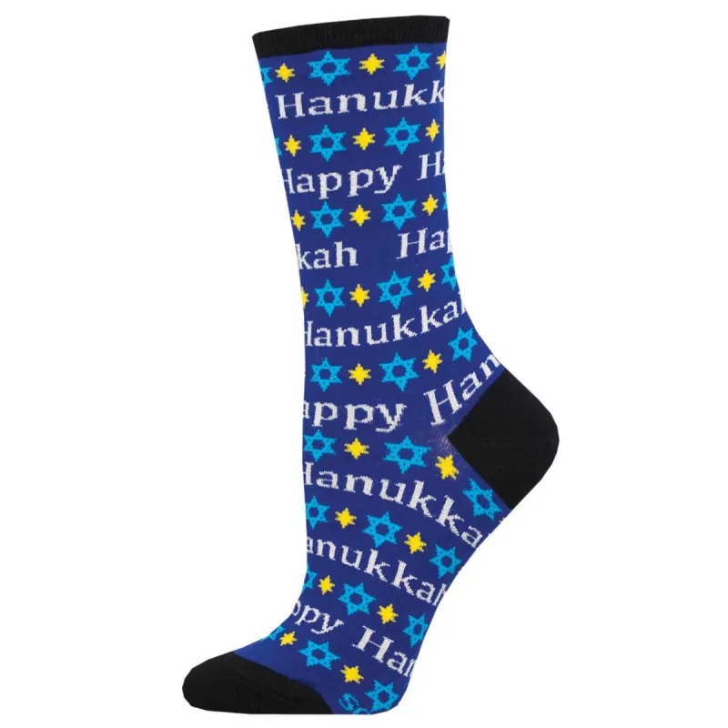 Happy Hanukkah Socks sold by Sunbeam