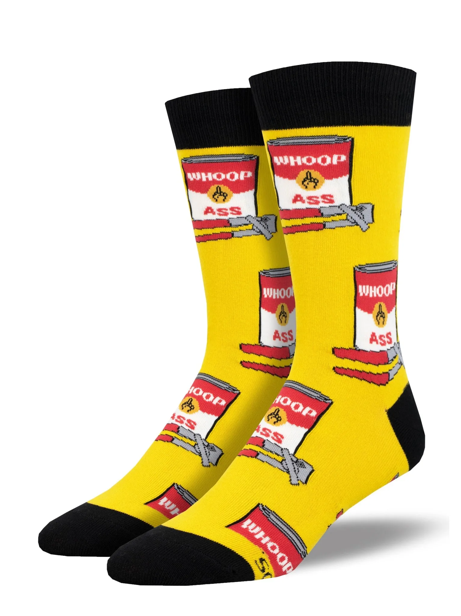 Men's Can Of Whoop Ass Socks sold by Sunbeam