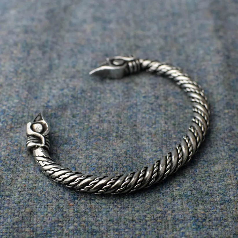 Small Odin's Raven Pewter Bracelet sold by Sunbeam