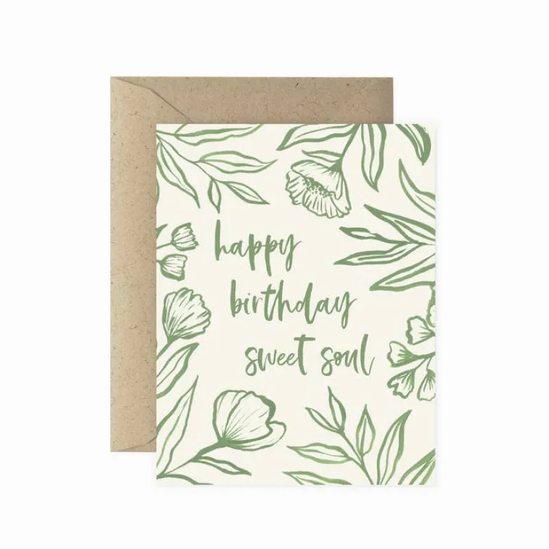 Sweet Soul Happy Birthday Greeting Card sold by Sunbeam