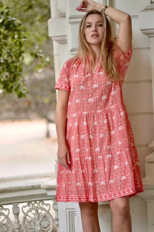 Pink Cotton Mini Dress sold by Sunbeam