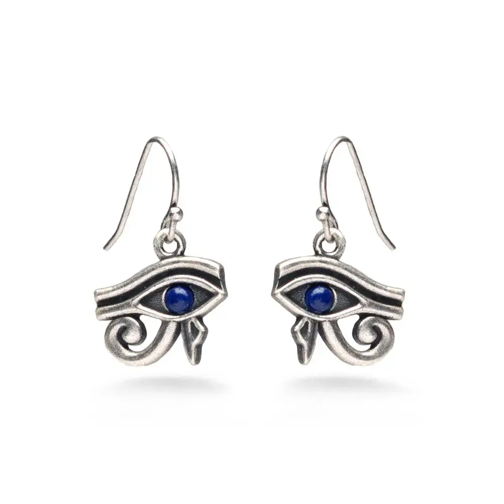 Eye of Horus Earrings w/ Lapis sold by Sunbeam product image thumbnail 2
