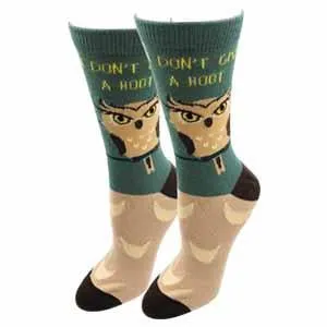 I Don't Give A Hoot Socks sold by Sunbeam