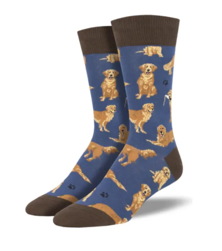 Golden Retriever Socks made by Socksmith