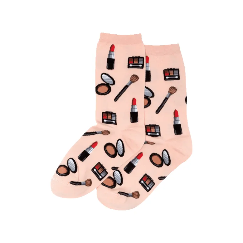Women's Makeup Crew Socks sold by Sunbeam