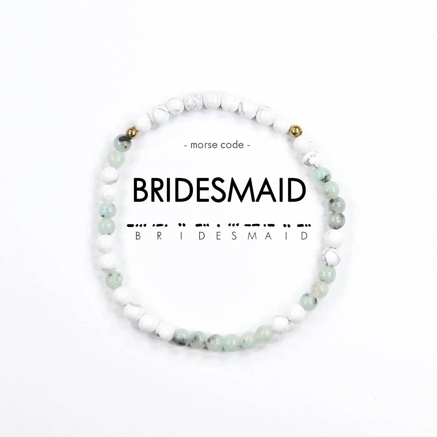 Morse Code Bracelet | BRIDESMAID sold by Sunbeam