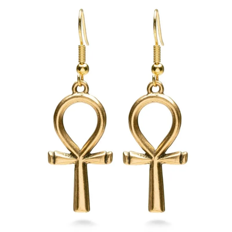 Ankh Earrings - Large sold by Sunbeam